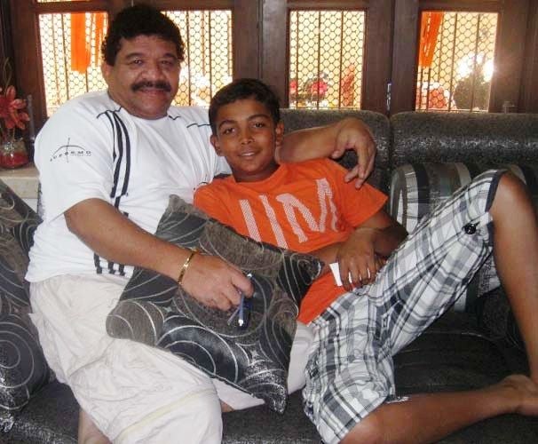 Prithvi Shaw with Sanjay Potnis