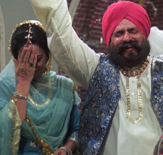Prithviraj Kapoor in a still from the movie Nanak Naam Jahaz Hai