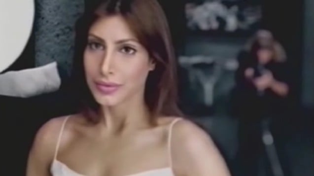 Priya Sachdev in a still from a Lux Body Wash advertisement
