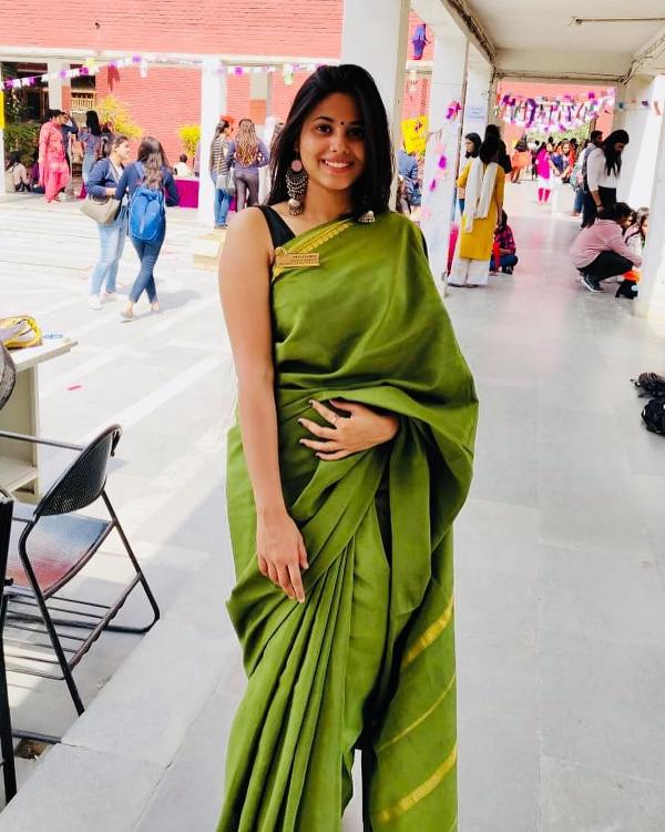 Priya Saroj during her college days