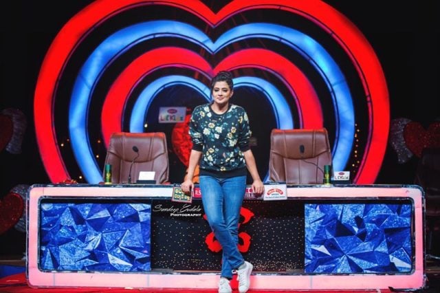 Priyamani on the sets of a dance show