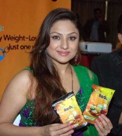 Priyanka Upendra while promoting a product