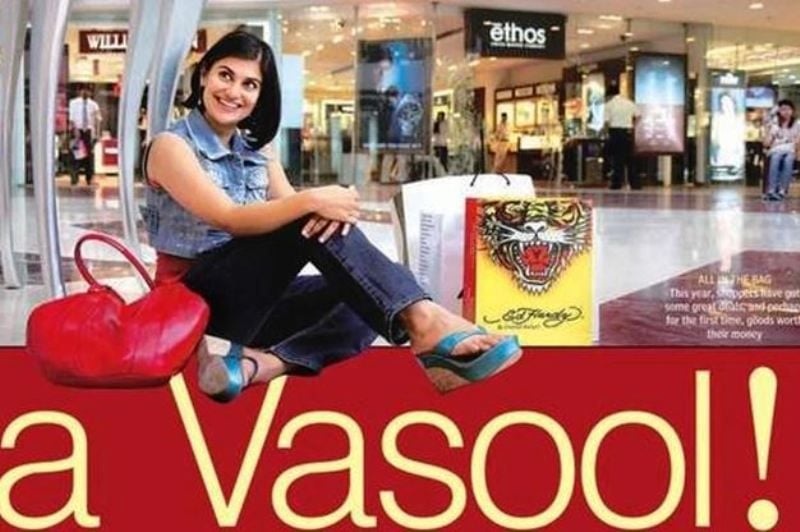 Priyasha Bhardwaj Posing in a Print Advertisement