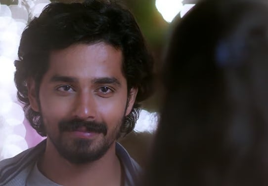 Pruthvi Ambaar (middle) in a still from the Kannada film 