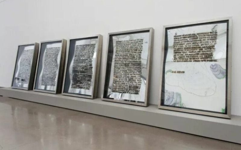 Public Notice (2003) by Jitish Kallat