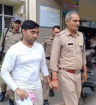 Pulkit Arya when he was transferred to Almora Jail