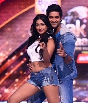 Purab Kohli along with Mohina in the television show 