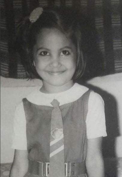 Purabi Bhargava in childhood