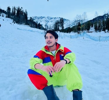 Purav Jha during a vacation