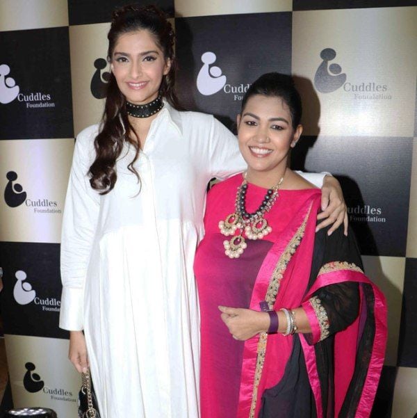 Purnota Dutta Bahl with Sonam Kapoor