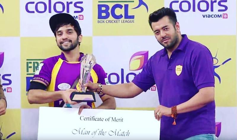 Puru Chibber while being awarded as 