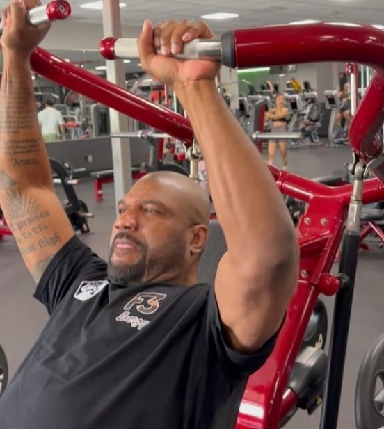 Quinton Jackson at a gym