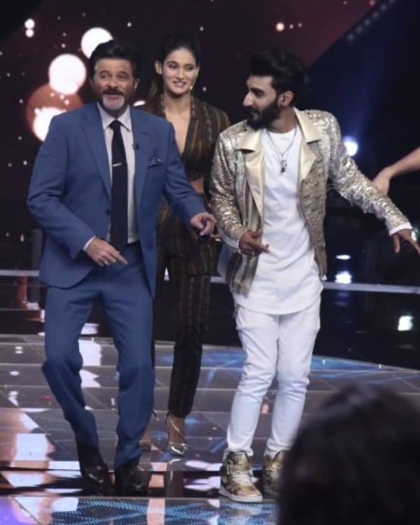 RCR with Anil Kapoor on the stage Dil Se Hindustani
