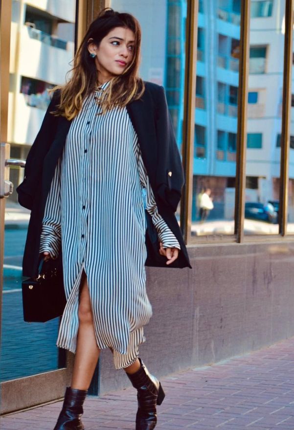 RJ Mahvash during a modelling shoot