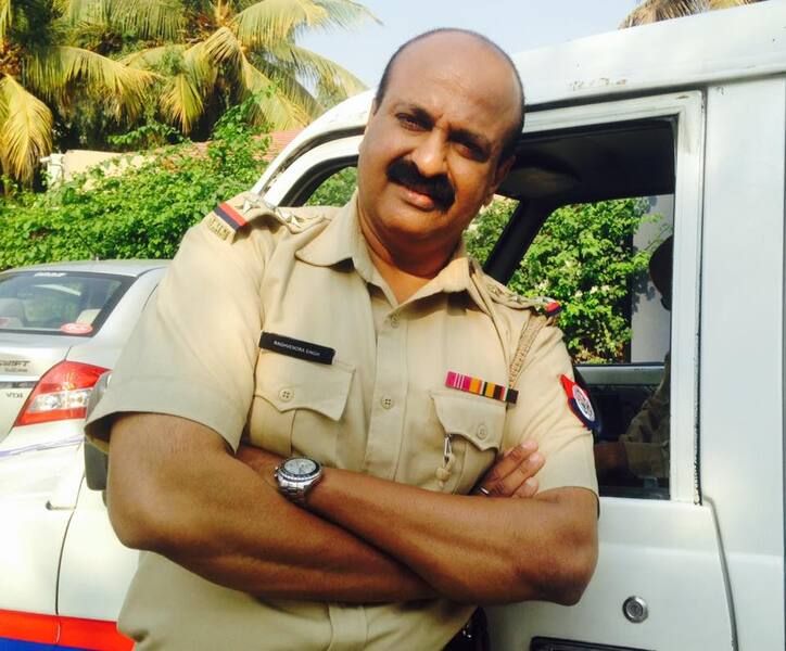 Raaj Gopal Iyer during the shoot of the TV series titled ‘Crime Patrol Dial 100’ (2015)