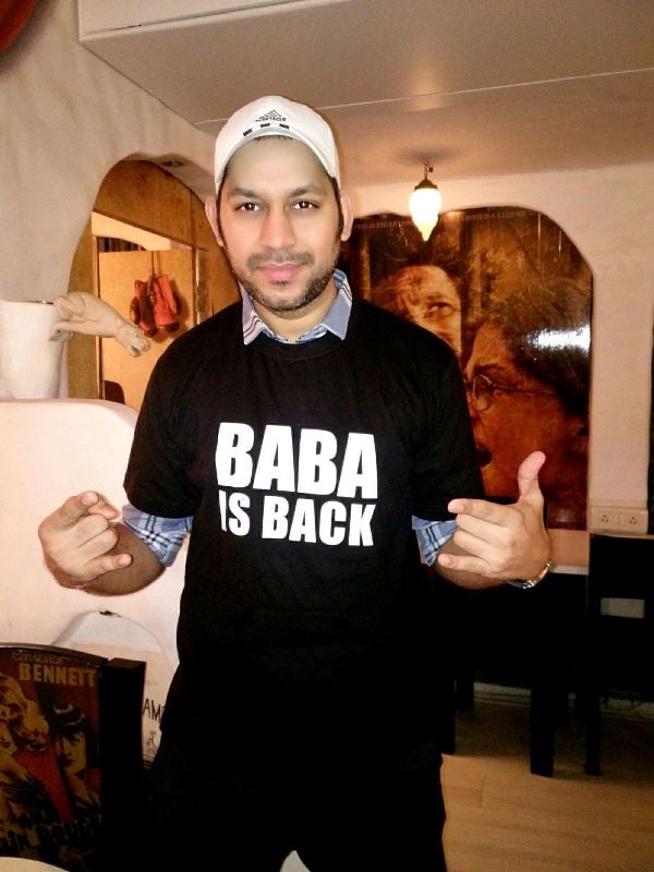 Raaj Shaandilyaa during the promotion of Sanjay Dutt