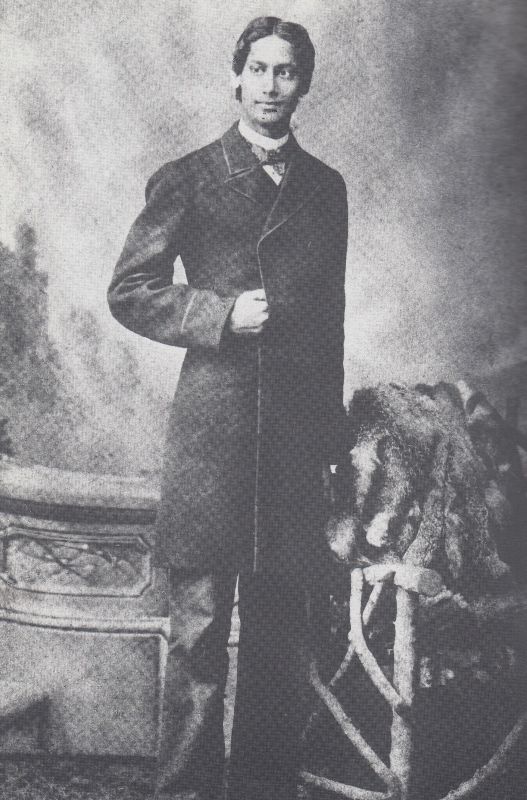 Rabindranath Tagore in England in 1879