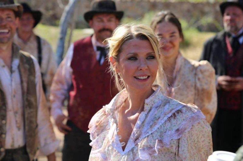 Rachel Ann Mullins in a still from the film Attack of the Unknown (2020)