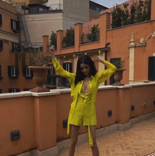 Rachel Zegler during her vacation