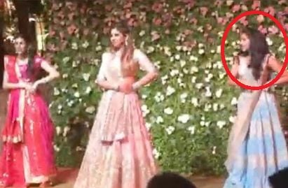 Radhika Merchant dancing with Isha Ambani and Shloka Mehta