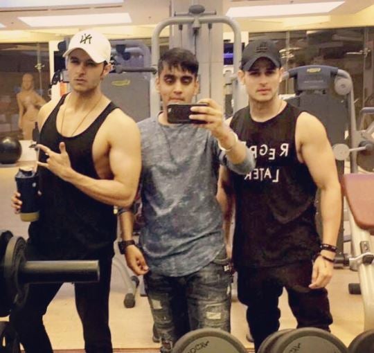 Raghav Sharma inside the gym