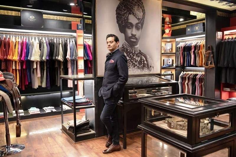 Raghavendra Rathore in his store in New Delhi