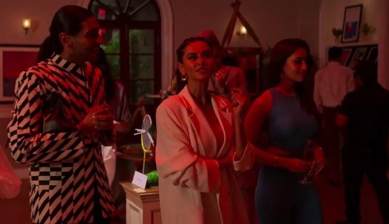 Rahi Chadda (extreme left) in a still from the show Masaba Masaba