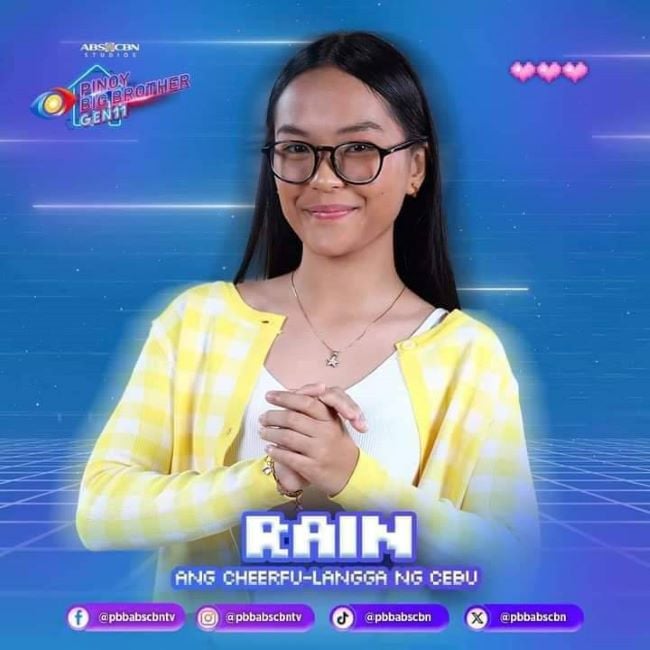 Rain Celmar on the poster of Pinoy Big Brother: Gen 11 (2024)