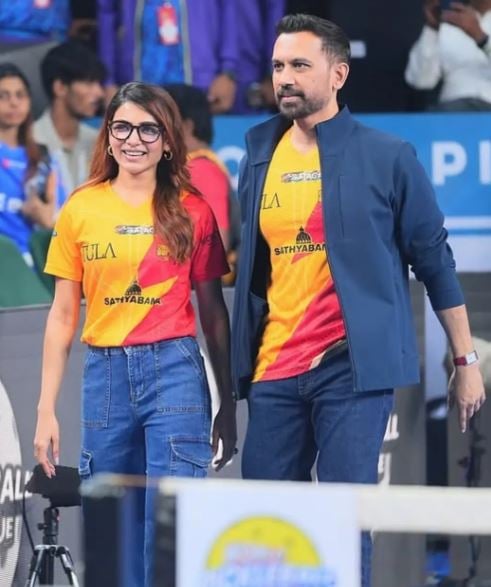 Raj Nidimoru with Samantha Ruth Prabhu