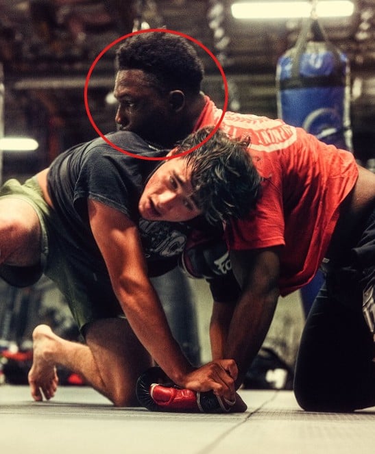 Raja Jackson during a match