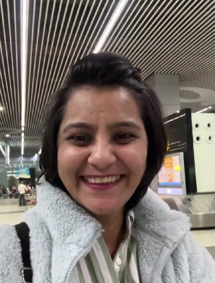 Rajani Jain during a trip