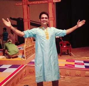 Rajeev Bhardwaj as a theatre artist