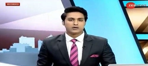 Rajeev Dhoundiyal- Zee News anchor