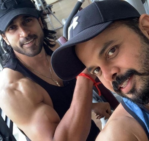 Rajeev Pillai and Shreesanth