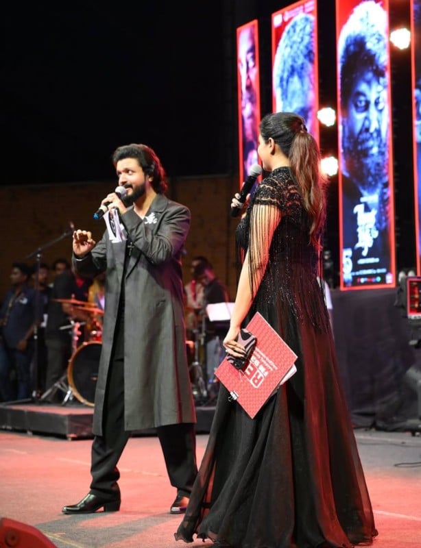 Rajesh Keshav, while hosting a show