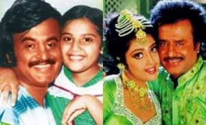 Rajinikanth with Meena