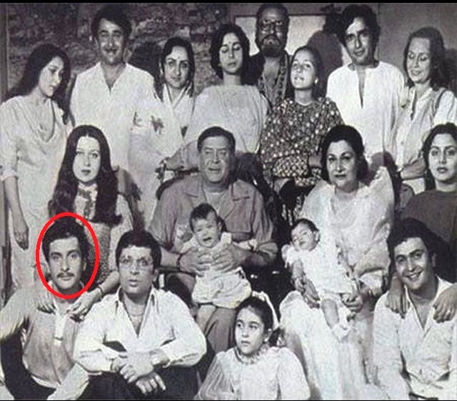Rajiv Kapoor with his family