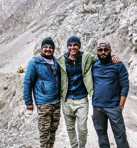 Rajiv Lakshman during his vacation