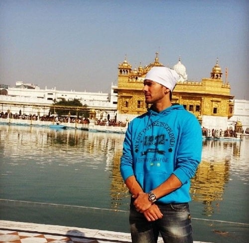 Rajneesh Duggal at the Golden Temple