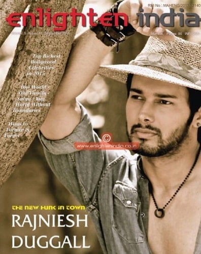 Rajneesh Duggal featured on a magazine cover