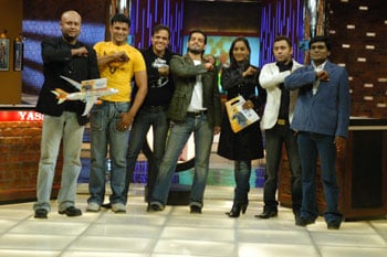 Rajshree Thakur on the sets of Kaho Na Yaar Hai