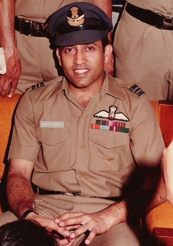 Rakesh Sharma During His Days In The Indian Air Force