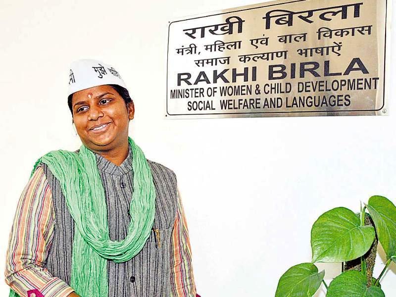 Rakhi Birla as the Cabinet Minister of Women and Child Development, Social Welfare and Language