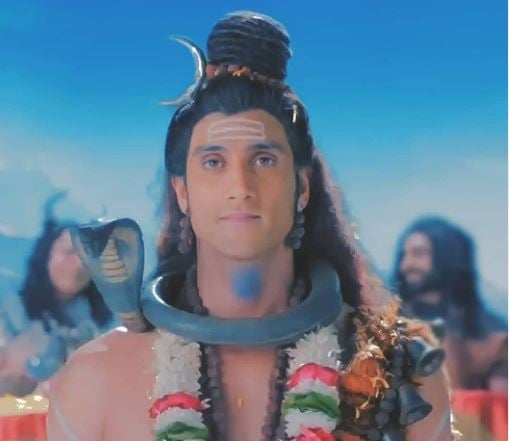 Ram Yashvardhan as Lord Shiv in the TV serial Paapnaashini Ganga