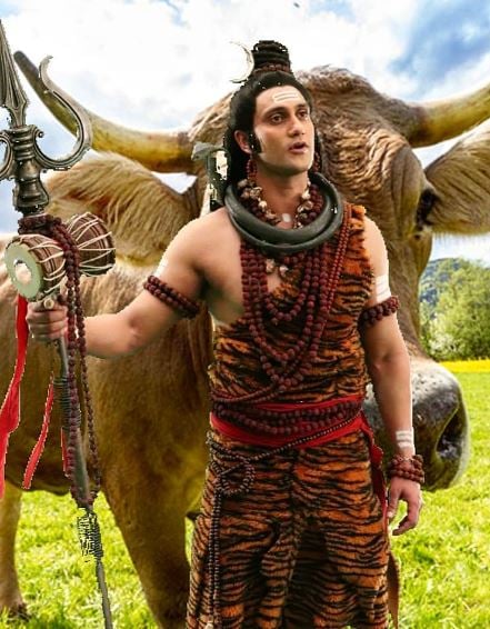 Ram Yashvardhan as Lord Shiva in Kahat Hanuman Jai Shree Ram