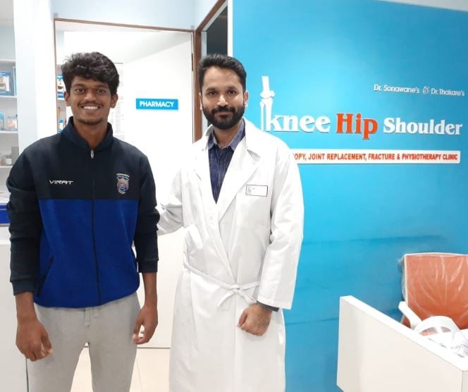 Ramakrishna Ghosh with Dr. Pranit Sonawane