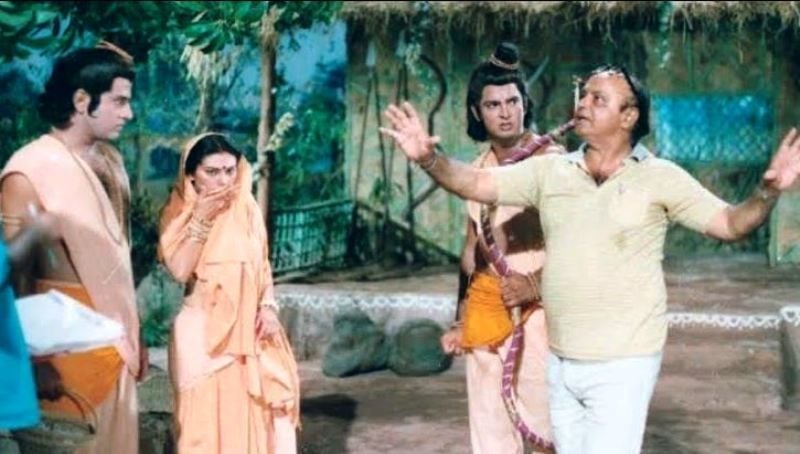Ramanand Sagar Depicting the Scene to Ramayana