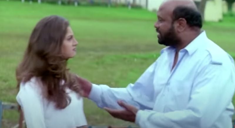 Rami Reddy (right) in a still from the Tamil film titled 