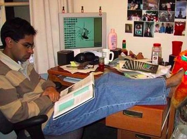 Ramit Sethi after teaching a money workshop at MIT in 2005
