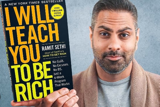 Ramit Sethi while promoting his book I Will Teach You to Be Rich